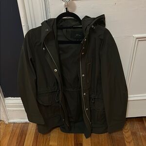 J.Crew Women’s Olive Green Rain Jacket